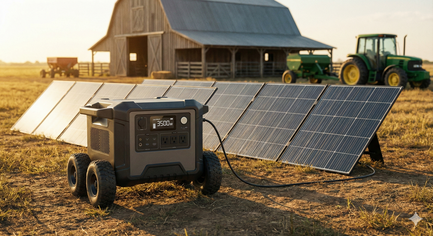 BarbyShopp Premium Portable Power System – Off-Grid Energy Solution (USA)